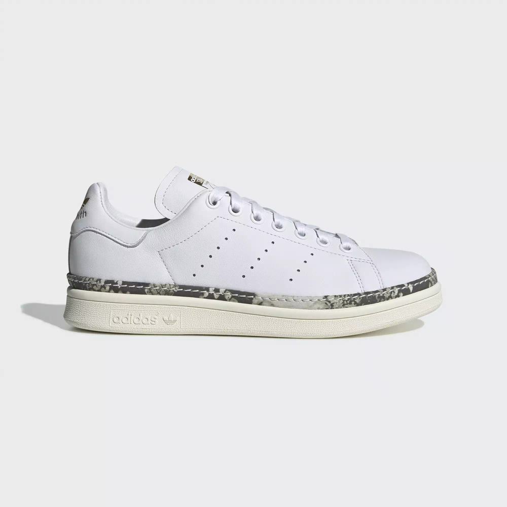 Adidas Stan Smith New Bold Tenis Blancos Para Mujer (MX-96492)